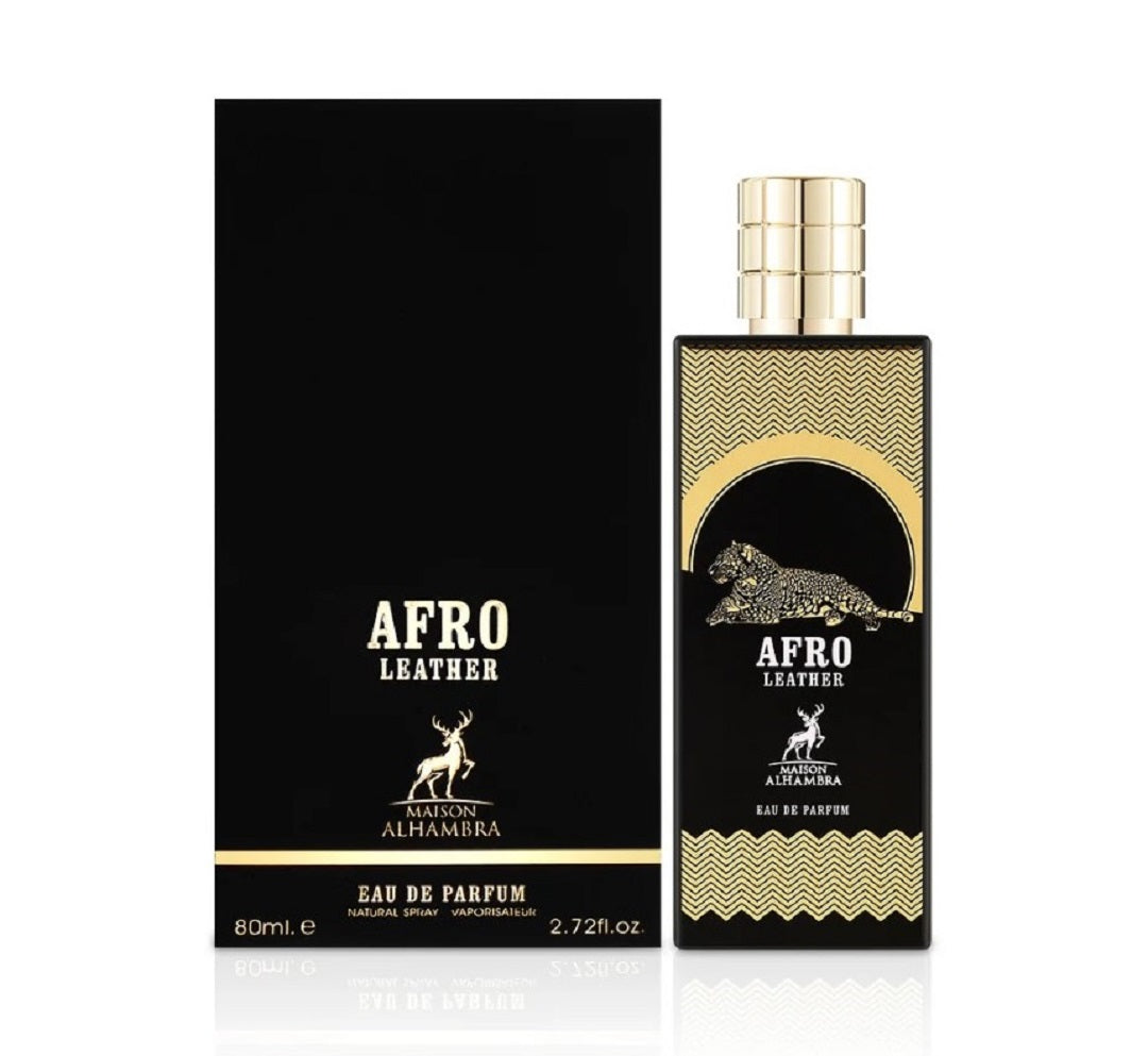 Арабски парфюм Maison Alhambra Afro Leather Унисекс – 80 ml вдъхновен от Memo Paris African Leather