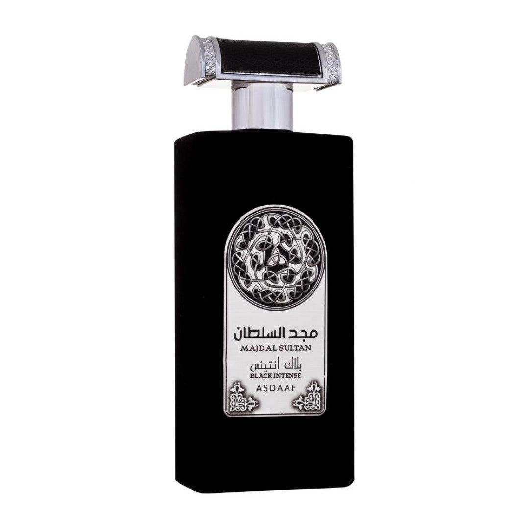 Арабски парфюм Asdaaf Majd Al Sultan Black Intense Унисекс 100 ml вдъхновен от Maison Margiela By the Fireplace
