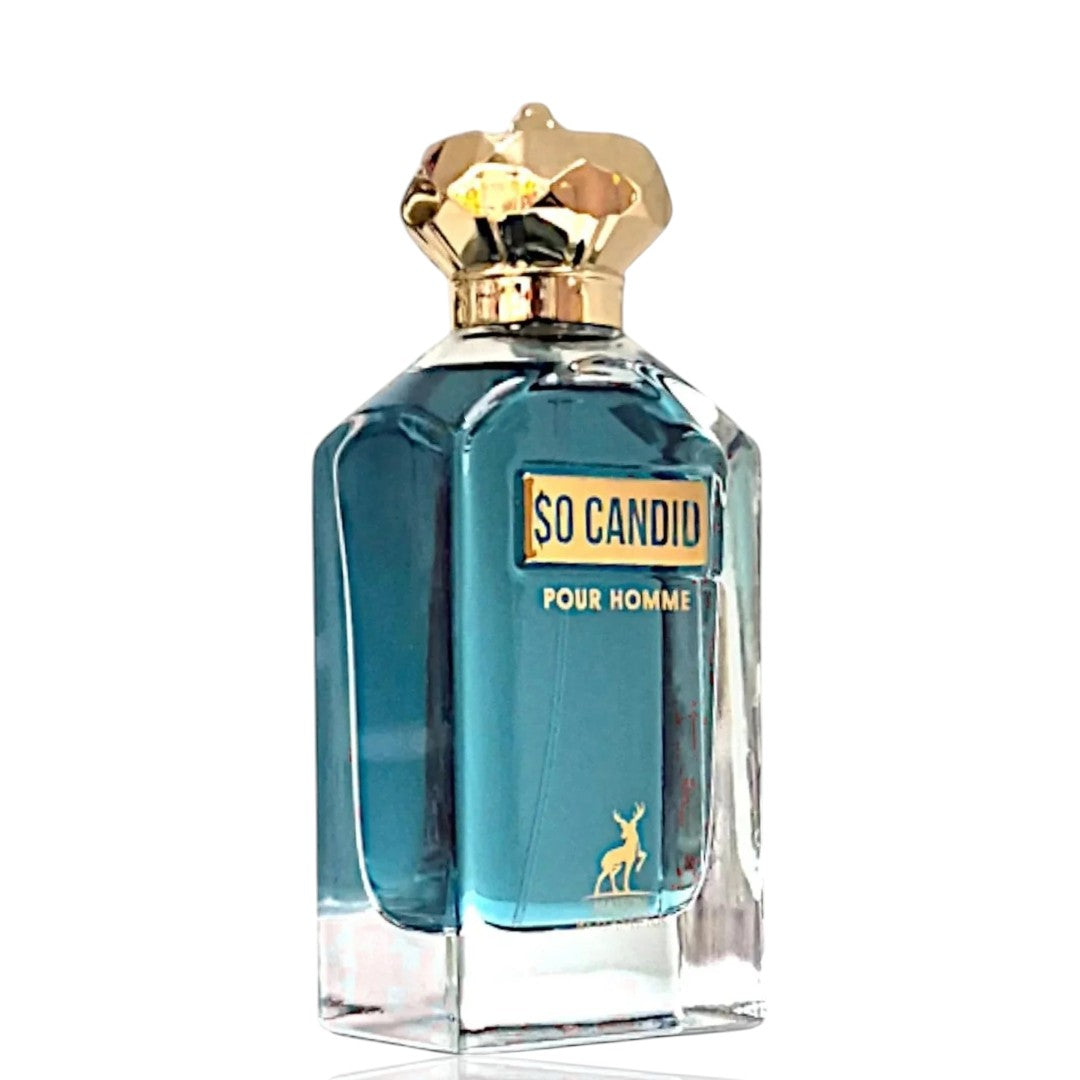 Арабски парфюм Maison Alhambra So Candid Pour Homme Мъжки – 100 ml вдъхновен от Jean Paul Gaultier Scandal Pour Homme