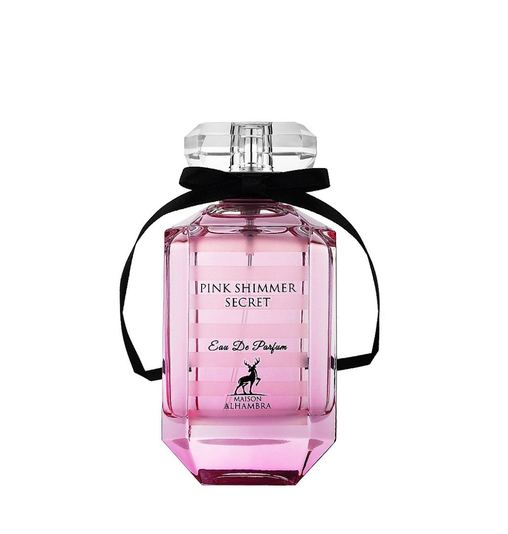Арабски парфюм Maison Alhambra Pink Shimmer Secret Женски – 100 ml вдъхновен от Victoria’s Secret Bombshell